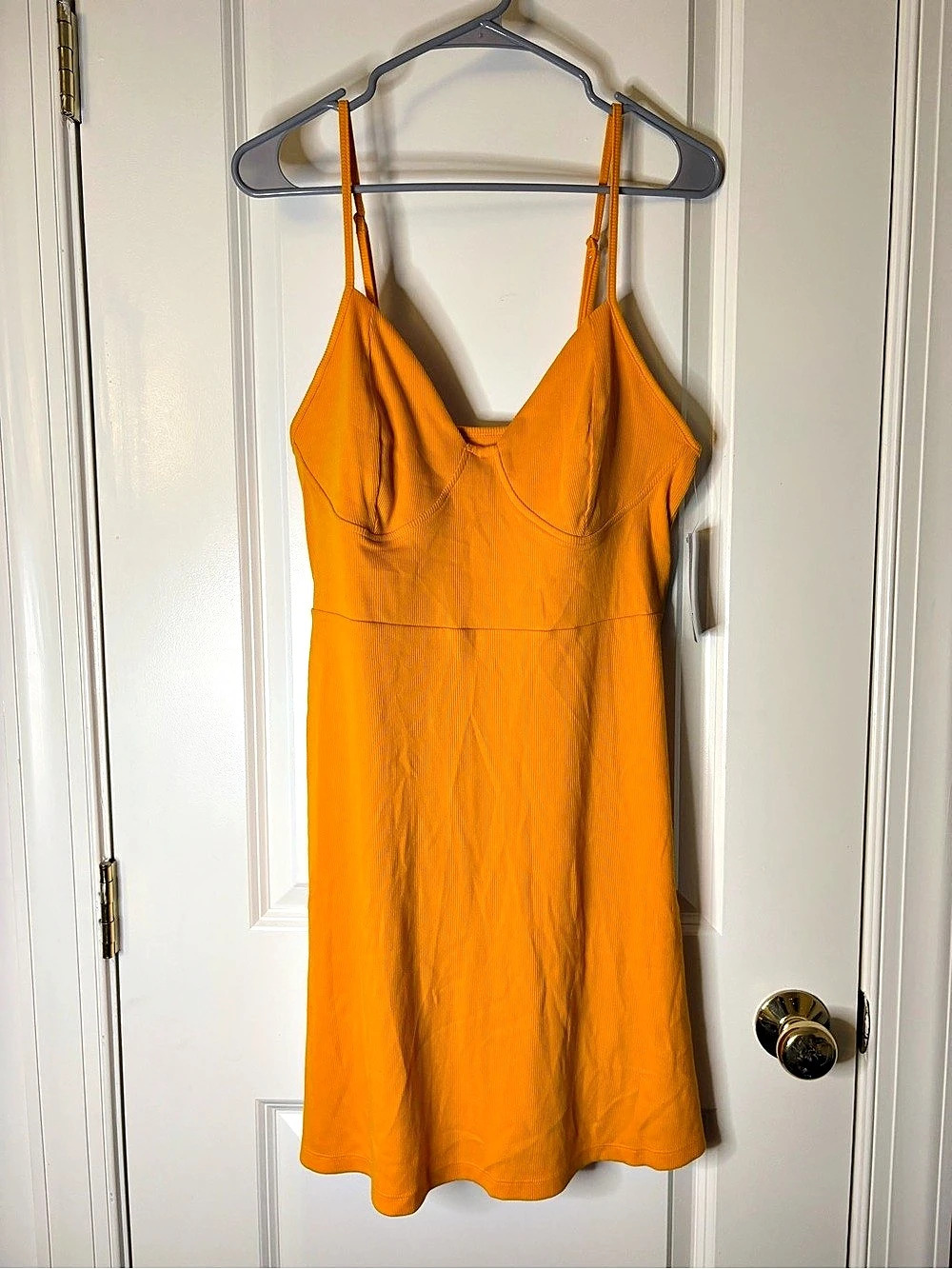 wild fable Mini Cotton Dress in Orange Size Large NWT